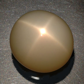 87,90 ctw natürlicher cream Stern-Mondstein, Transparent, Transparent / Lichtdurchlässig