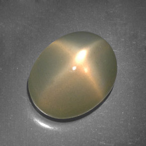 5,11 ctw natürlicher cream Stern-Mondstein, Transparent, Transparent / Lichtdurchlässig