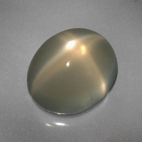 6,08 ctw natürlicher cream Stern-Mondstein, Transparent, Transparent / Lichtdurchlässig