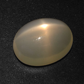 10,01 ctw natürlicher cream Stern-Mondstein, Oval Schliff, Lichtdurchlässig