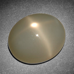 10,09 ctw natürlicher cream Stern-Mondstein, Oval Schliff, Lichtdurchlässig