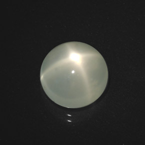 5,20 ctw natürlicher cream Stern-Mondstein, Rundschliff, Lichtdurchlässig