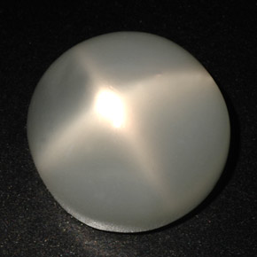 22,18 ctw natürlicher cream Stern-Mondstein, Rundschliff, Lichtdurchlässig