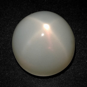 22,48 ctw natürlicher cream Stern-Mondstein, Rundschliff, Lichtdurchlässig