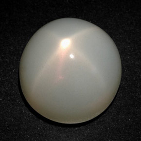 22,48 ctw natürlicher cream Stern-Mondstein, Rundschliff, Lichtdurchlässig