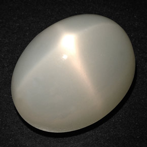 27,18 ctw natürlicher cream Stern-Mondstein, Oval Schliff, Lichtdurchlässig