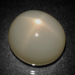 31,27 ctw natürlicher cream Stern-Mondstein, Oval Schliff, Lichtdurchlässig