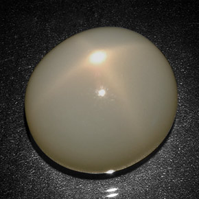 31,27 ctw natürlicher cream Stern-Mondstein, Oval Schliff, Lichtdurchlässig