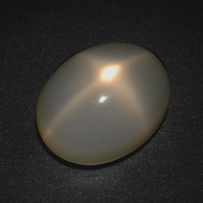 19,93 ctw natürlicher cream Stern-Mondstein, Oval Schliff, Lichtdurchlässig