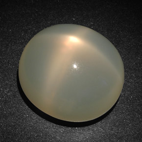 22,83 ctw natürlicher cream Stern-Mondstein, Oval Schliff, Lichtdurchlässig