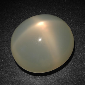 22,83 ctw natürlicher cream Stern-Mondstein, Oval Schliff, Lichtdurchlässig