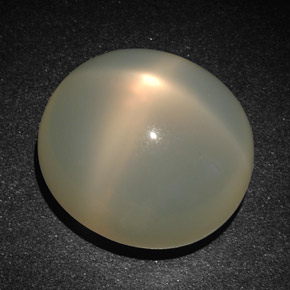 22,83 ctw natürlicher cream Stern-Mondstein, Oval Schliff, Lichtdurchlässig