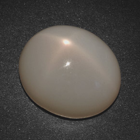 20,07 ctw natürlicher cream Stern-Mondstein, Oval Schliff, Lichtdurchlässig
