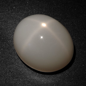 22,77 ctw natürlicher cream Stern-Mondstein, Oval Schliff, Lichtdurchlässig