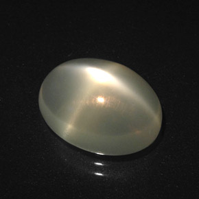 4,30 ctw natürlicher cream Stern-Mondstein, Oval Schliff, Lichtdurchlässig