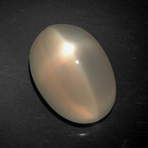7,21 ctw natürlicher cream Stern-Mondstein, Transparent, Transparent / Lichtdurchlässig