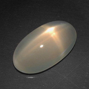 4,83 ctw natürlicher cream Stern-Mondstein, Transparent, Transparent / Lichtdurchlässig