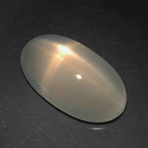 4,83 ctw natürlicher cream Stern-Mondstein, Transparent, Transparent / Lichtdurchlässig