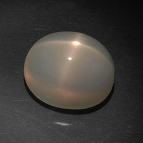 7,21 ctw natürlicher cream Stern-Mondstein, Transparent, Transparent / Lichtdurchlässig