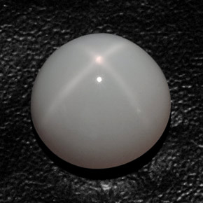 14,83 ctw natürlicher weißer Stern-Mondstein, Transparent, Transparent / Lichtdurchlässig