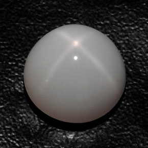 14,83 ctw natürlicher weißer Stern-Mondstein, Transparent, Transparent / Lichtdurchlässig