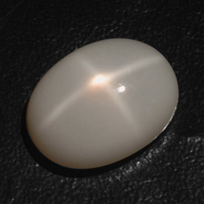 9,17 ctw natürlicher milchweiß Sternmondstein, Transparent, Transparent / Lichtdurchlässig