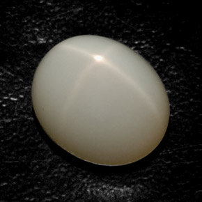16,36 ctw natürlicher cream Stern-Mondstein, Transparent, Transparent / Lichtdurchlässig