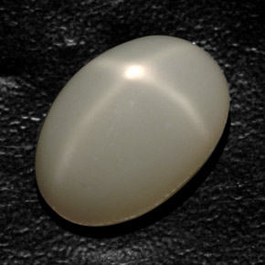17,76 ctw natürlicher cream Stern-Mondstein, Transparent, Transparent / Lichtdurchlässig
