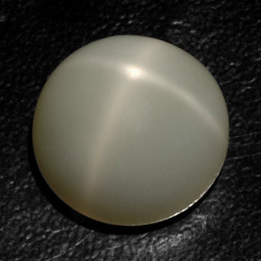 18,89 ctw natürlicher cream Stern-Mondstein, Transparent, Transparent / Lichtdurchlässig