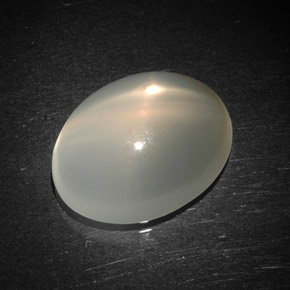 5,98 ctw natürlicher cream Stern-Mondstein, Transparent, Transparent / Lichtdurchlässig