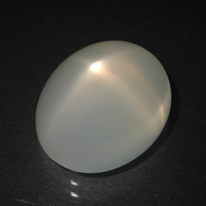 6,90 ctw natürlicher cream Stern-Mondstein, Transparent, Transparent / Lichtdurchlässig
