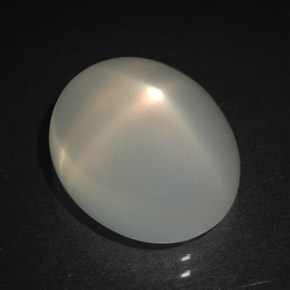 6,90 ctw natürlicher cream Stern-Mondstein, Transparent, Transparent / Lichtdurchlässig