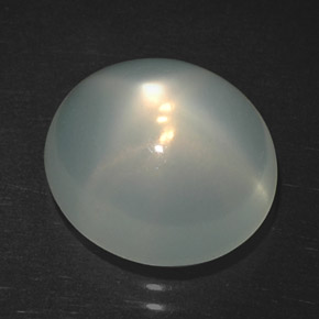 5,57 ctw natürlicher cream Stern-Mondstein, Transparent, Transparent / Lichtdurchlässig