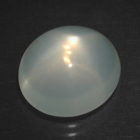 5,57 ctw natürlicher cream Stern-Mondstein, Transparent, Transparent / Lichtdurchlässig