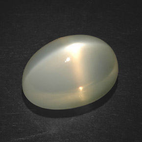 7,49 ctw natürlicher orangefarbener Stern-Mondstein, Transparent, Transparent / Lichtdurchlässig