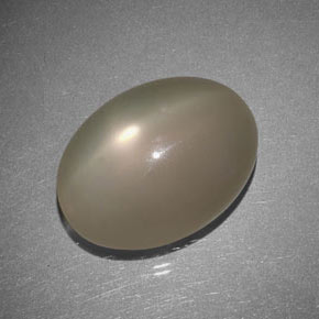 21,17 ctw natürlicher grauer Stern-Mondstein, Transparent, Transparent / Lichtdurchlässig