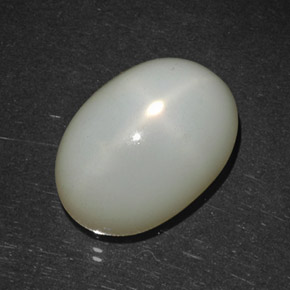 11,08 ctw natürlicher cream Stern-Mondstein, Oval Schliff, Lichtdurchlässig