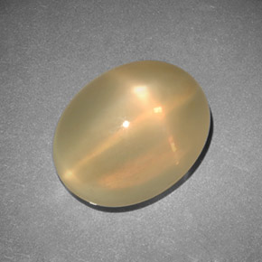 11,52 ctw natürlicher cream Stern-Mondstein, Transparent, Transparent / Lichtdurchlässig