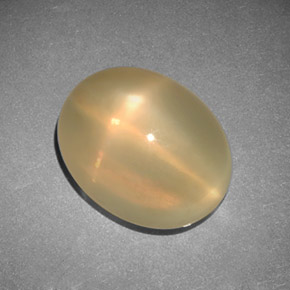 11,52 ctw natürlicher cream Stern-Mondstein, Transparent, Transparent / Lichtdurchlässig
