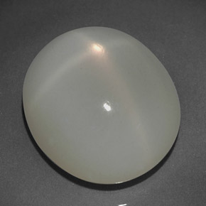 13,78 ctw natürlicher cream Stern-Mondstein, Transparent, Transparent / Lichtdurchlässig