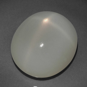13,78 ctw natürlicher cream Stern-Mondstein, Transparent, Transparent / Lichtdurchlässig