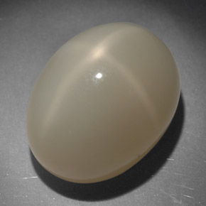 22,59 ctw natürlicher cream Stern-Mondstein, Oval Schliff, Lichtundurchlässig