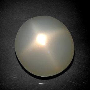 19,72 ctw natürlicher cream Stern-Mondstein, Oval Schliff, Lichtdurchlässig