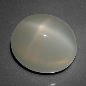 16,14 ctw natürlicher weißer Stern-Mondstein, Transparent, Transparent / Lichtdurchlässig