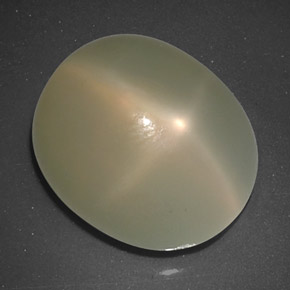 9,57 ctw natürlicher cream Stern-Mondstein, Transparent, Transparent / Lichtdurchlässig
