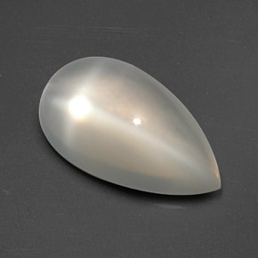 3,34 ctw natürlicher cream Stern-Mondstein, Transparent, Transparent / Lichtdurchlässig
