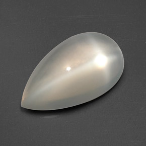 3,34 ctw natürlicher cream Stern-Mondstein, Transparent, Transparent / Lichtdurchlässig