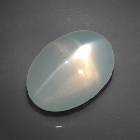 24,20 ctw natürlicher cream Stern-Mondstein, Transparent, Transparent / Lichtdurchlässig