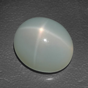 13,88 ctw natürlicher cream Stern-Mondstein, Transparent, Transparent / Lichtdurchlässig