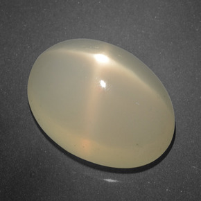 15,60 ctw natürlicher cream Stern-Mondstein, Oval Schliff, Lichtdurchlässig